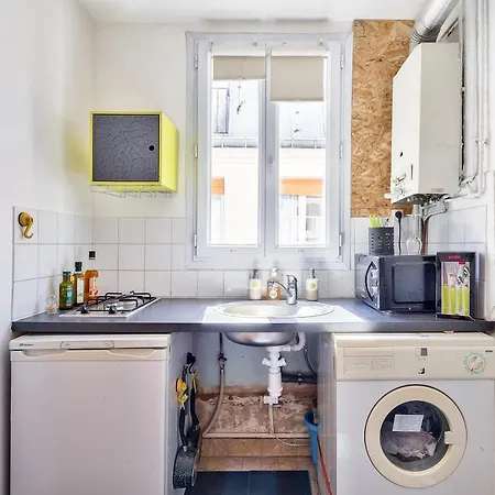 Bright Studio Just A Stone's Throw From The Bataclan Апартаменты Париж