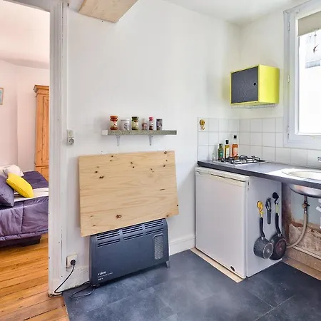 Bright Studio Just A Stone's Throw From The Bataclan Апартаменты Париж
